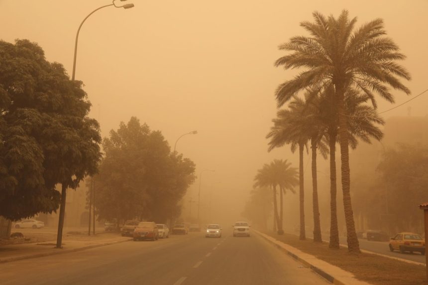 الانواء الجوية: طقس مغبر غداً السبت نتيجة تأثر العراق بأمتداد مرتفع جوي