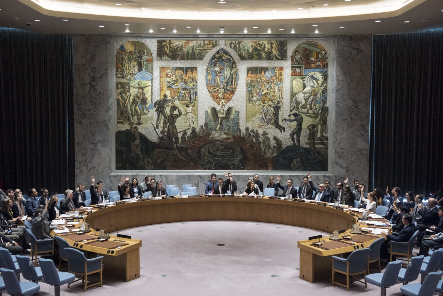 روسيا والصين تستخدمان الفيتو في مجلس الأمن ضد مشروع القرار الأمريكي بشأن غزة