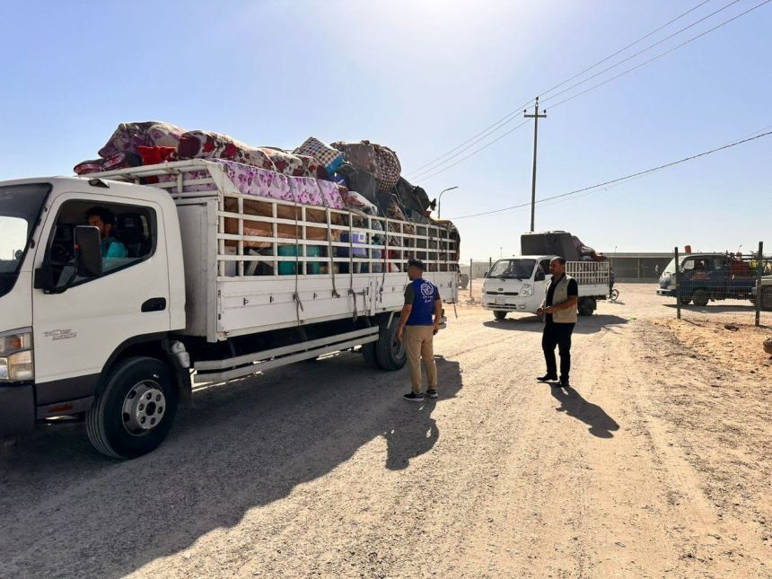 وزيرة الهجرة تعلن عودة (459) نازحاً في محافظة الأنبار