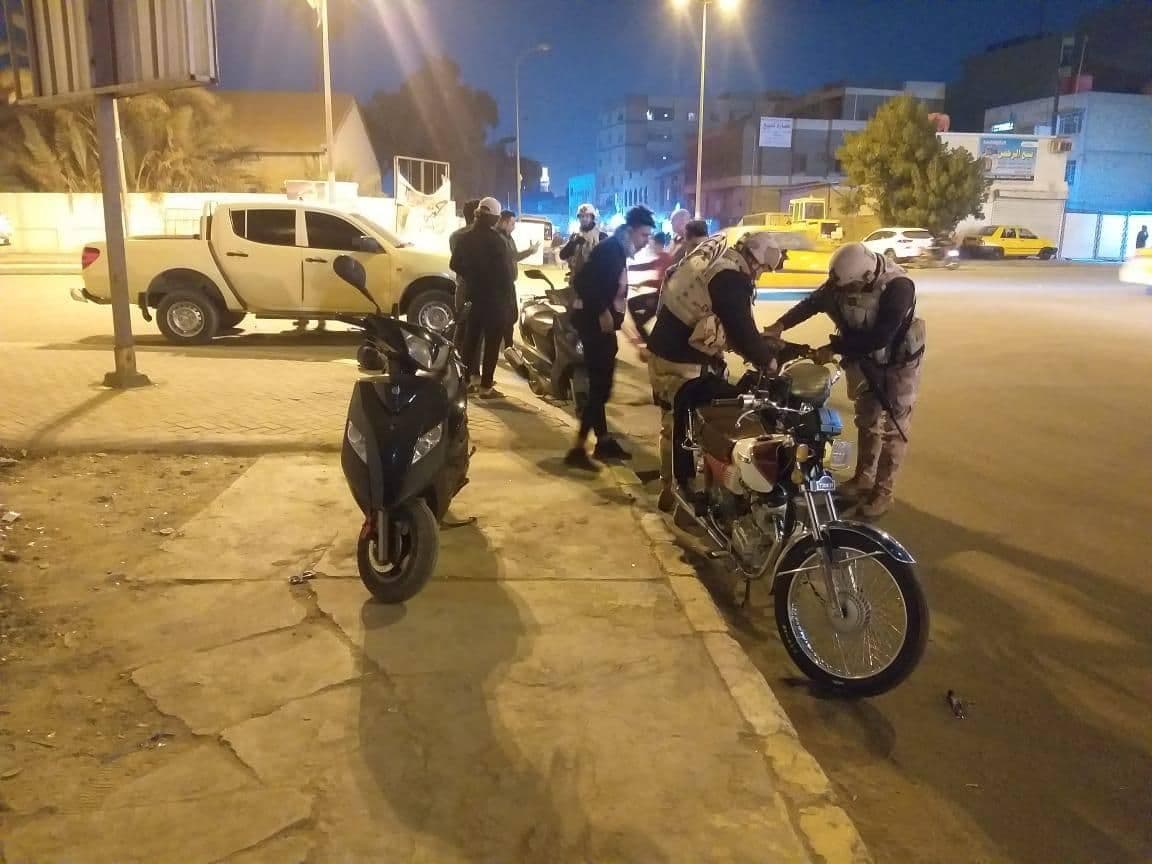 شرطة النجف تنوه الى منع سير الدراجات النارية لخمس ساعات في المحافظة