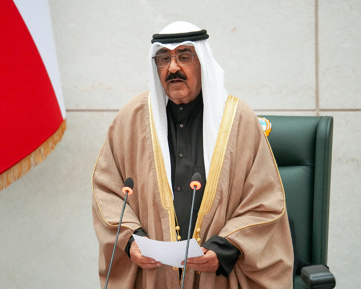 أمير الكويت: حريصون على دعم جهود العراق في ترسيخ أمنه واستقراره
