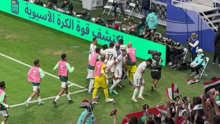 المنتخب العراقي يسجل الهدف الأول في مرمى نظيره الإندونيسي