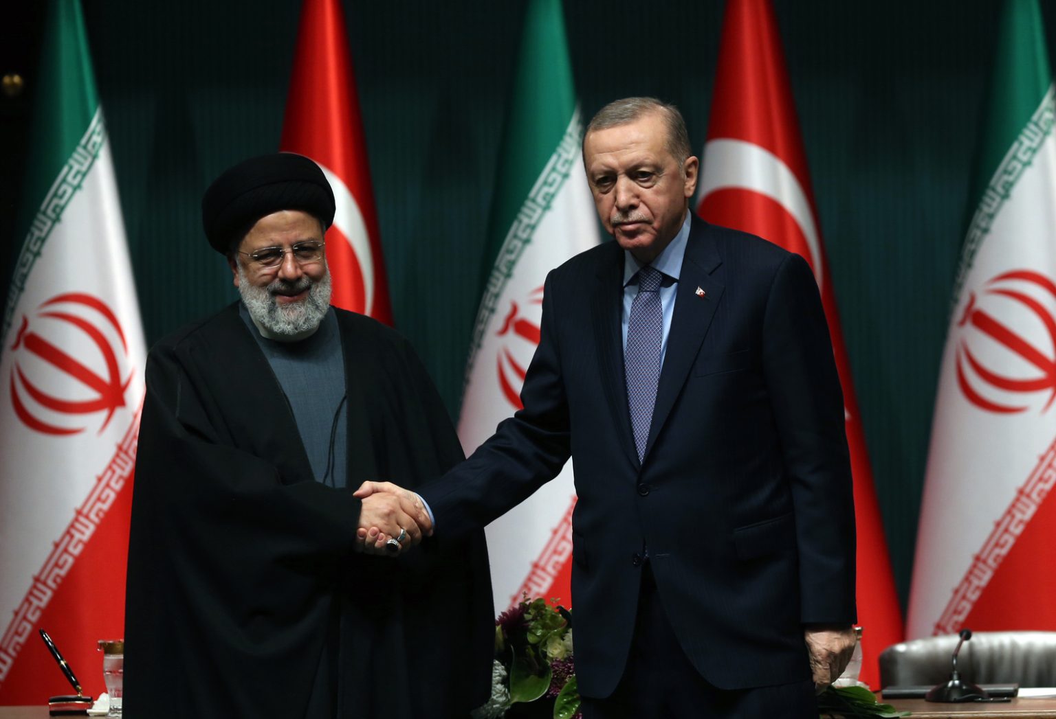 الرئيسان التركي والايراني يبحثان التعاون في مكافحة الارهاب والحرب في غزة