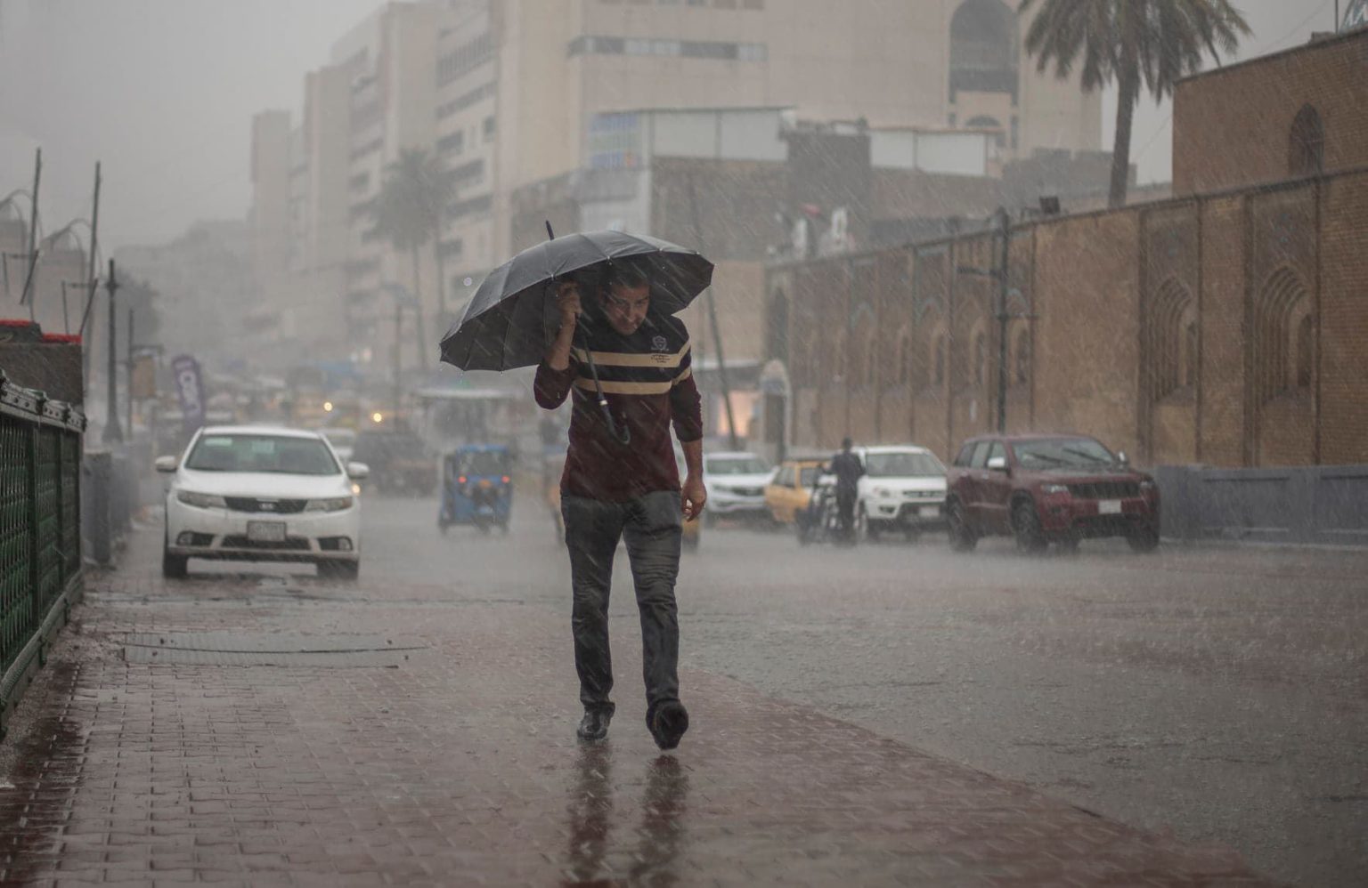 طقس العراق.. أمطار وانخفاض بدرجات الحرارة خلال الأيام المقبلة
