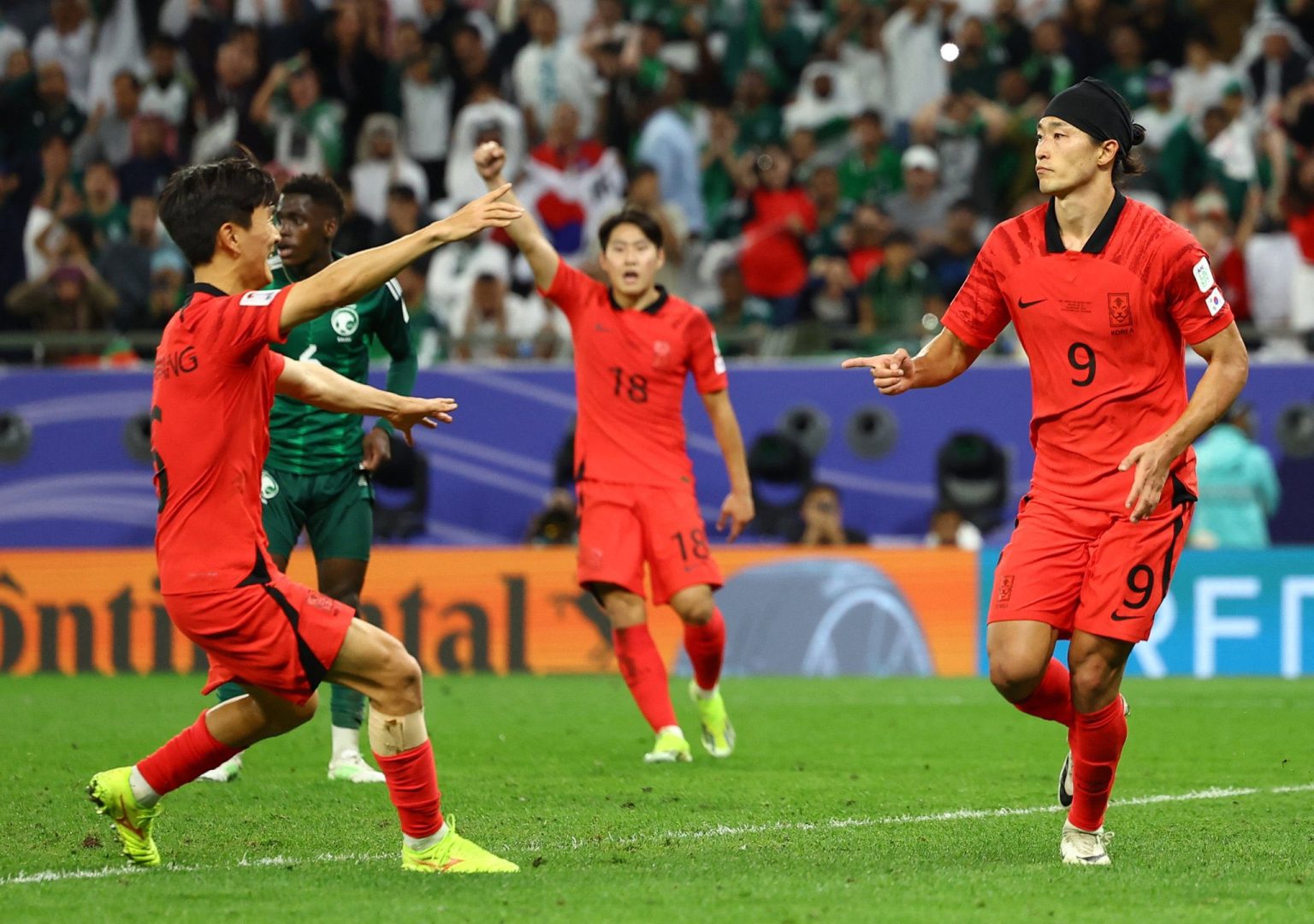 بركلات الترجيح.. كوريا الجنوبية تقصي السعودية وتبلغ ربع نهائي كأس اسيا