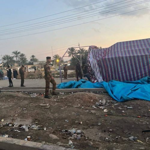 بالصور... القوات الأمنية تعيد فتح طرق أغلقها متظاهرون صباح اليوم في ديالى