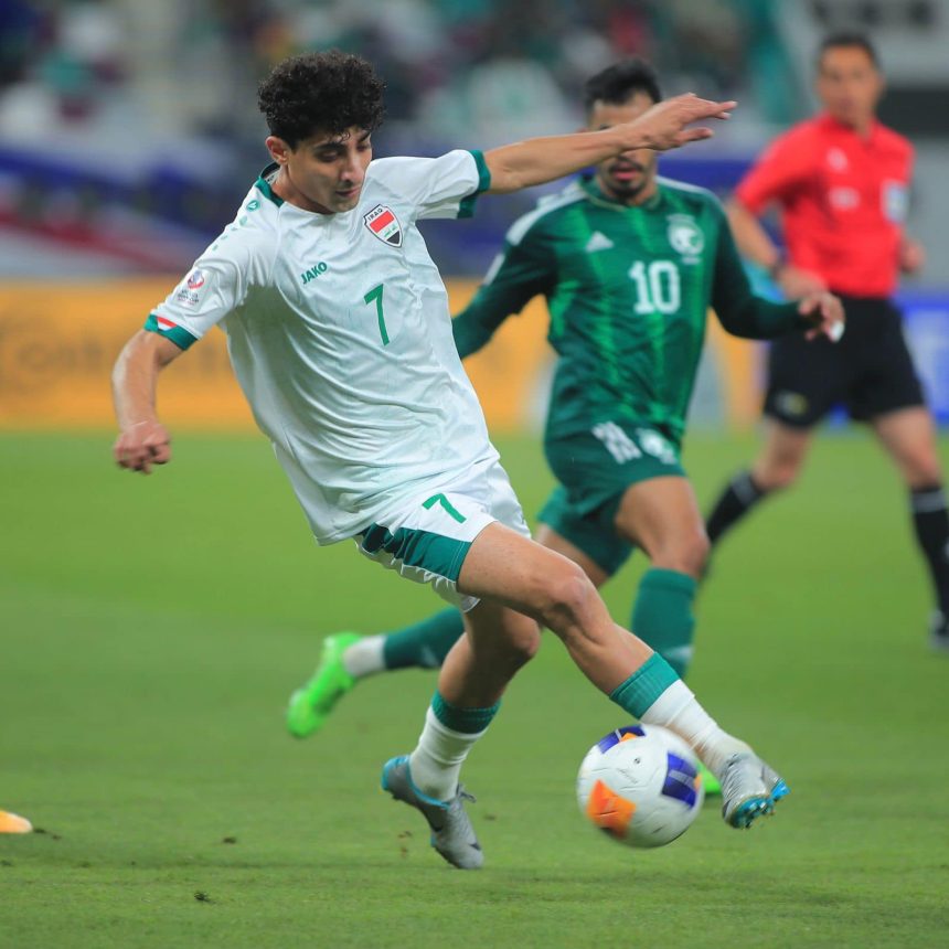 الأولمبي العراقي يتأهل لربع نهائي كأس آسيا بتغلبه على نظيره السعودي 2-1