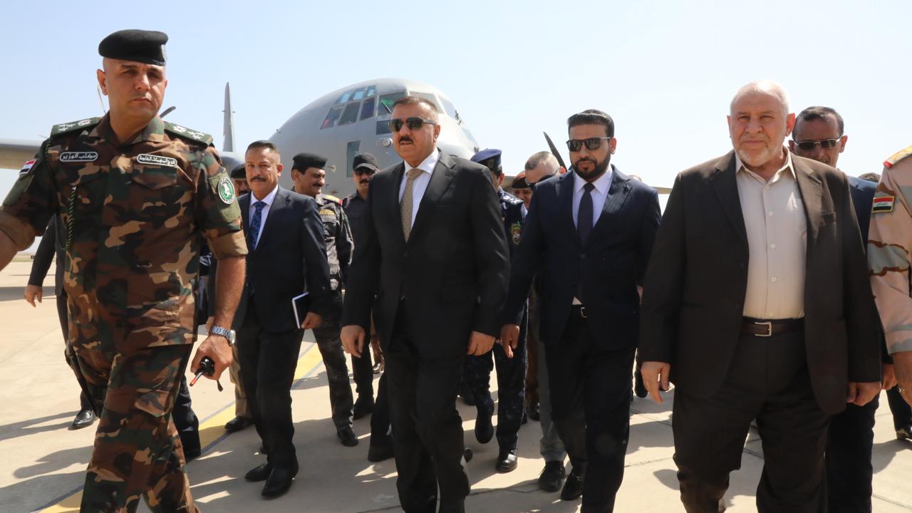 وزير الداخلية يصل محافظة ميسان