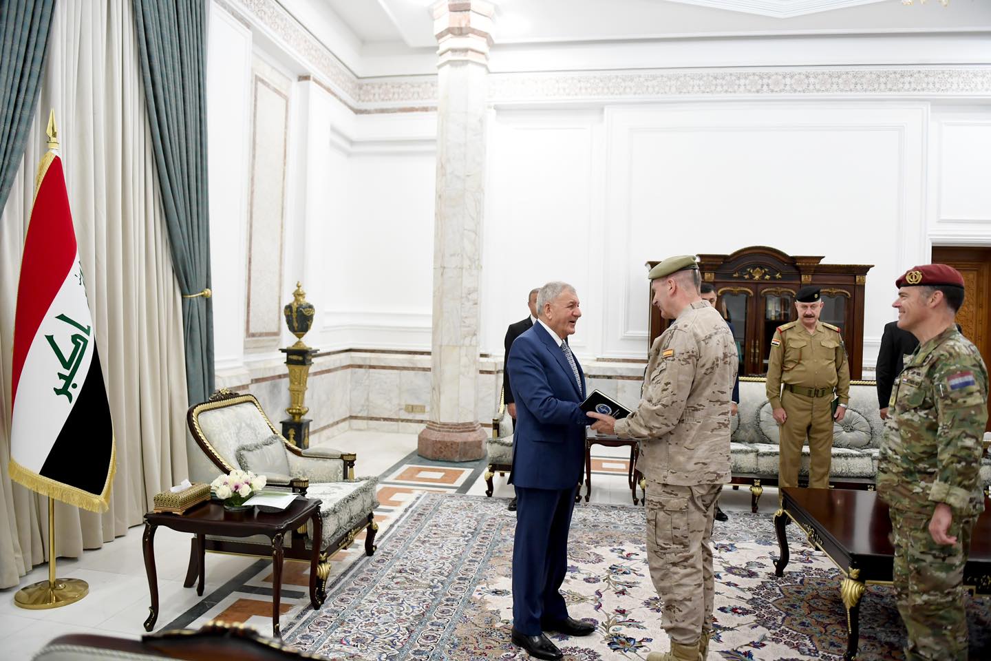 رئيس الجمهورية: القوات العراقية باتت تمتلك الجاهزية والقدرة على مواجهة مختلف التحديات