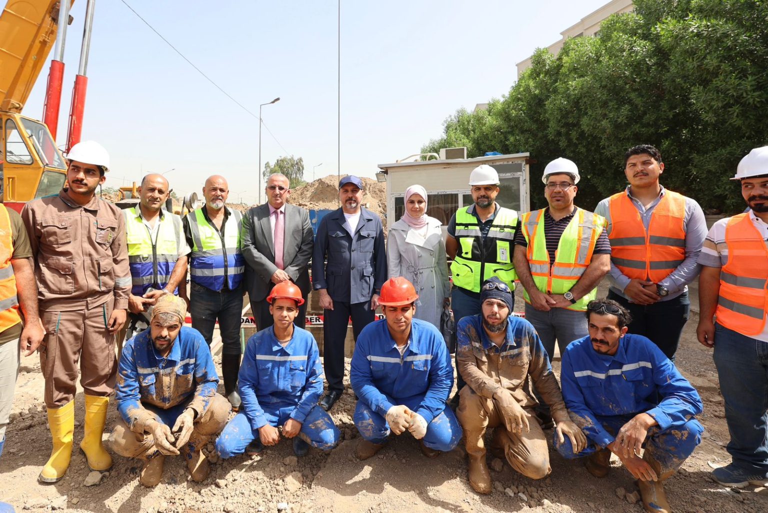 امين بغداد يعلن عن مشروع جديد للصرف الصحي يخدم منطقة حي العدل