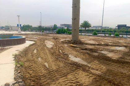 النقل تعلن إكمال تأهيل مدخل مطار بغداد الدولي "ساحة عباس بن فرناس"