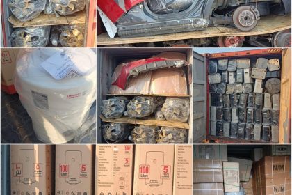 قوات الحدود تضبط 9 حاويات تحمل مواد مخالفة لشروط قانون الكمارك في ام قصر
