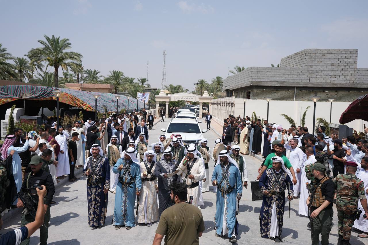 بالصور.. الرئيس الحلبوسي يزور ناحية العبايجي في بغداد بمضيف الشيخ خليل النوار الفراجي