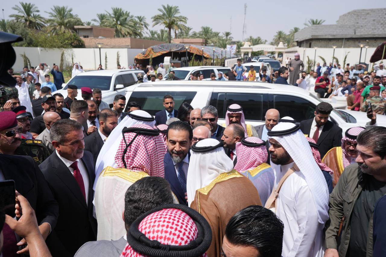 بالصور.. الرئيس الحلبوسي يزور ناحية العبايجي في بغداد بمضيف الشيخ خليل النوار الفراجي