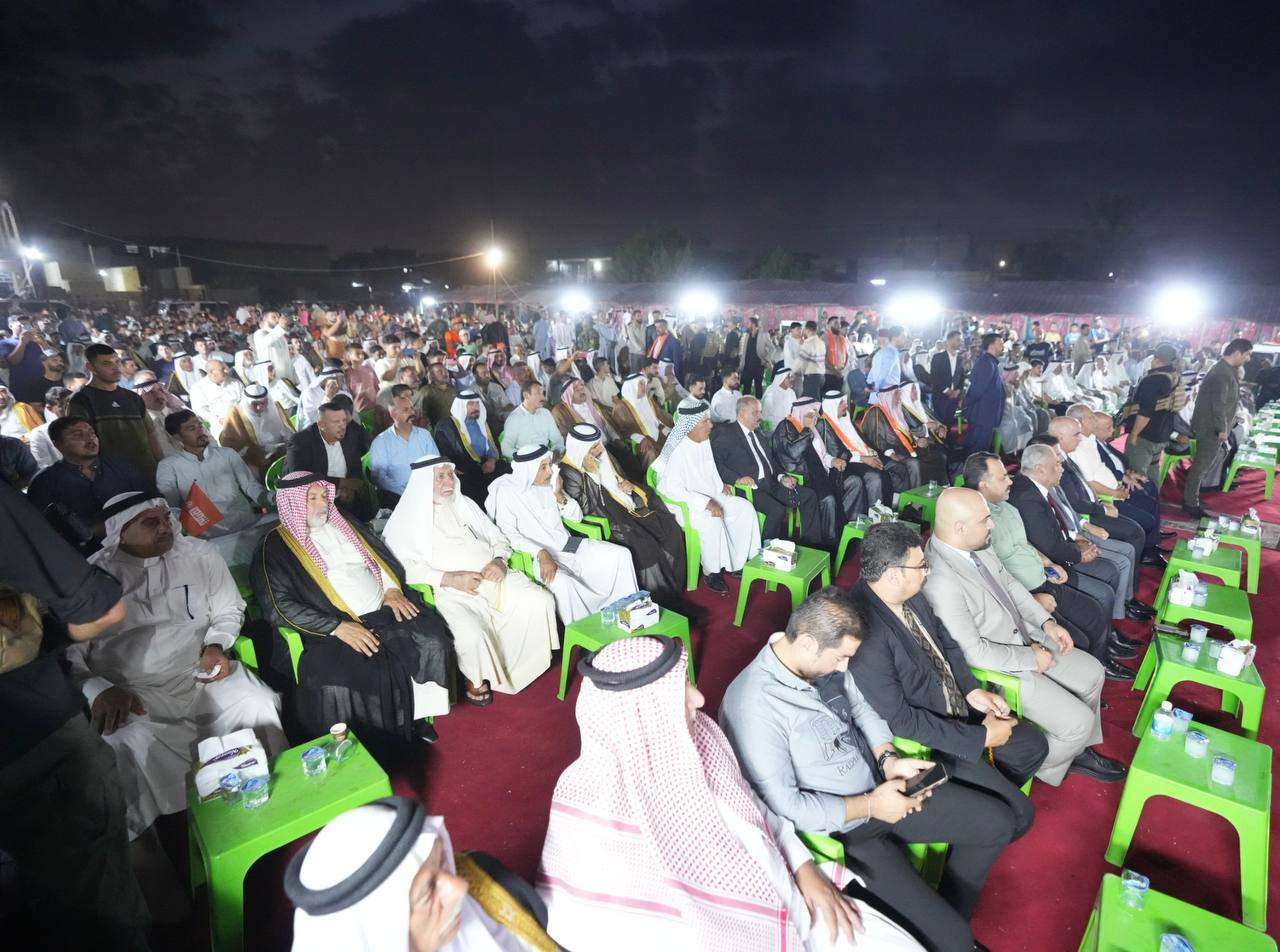 الرئيس الحلبوسي يلتقي جمعًا من أبناء أبو غريب خلال زيارته القضاء .. صور