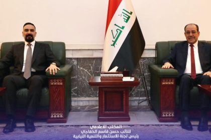 الخفاجي يناقش مع المالكي جلسة انتخاب رئيس البرلمان والوضع السياسي والتشريعي