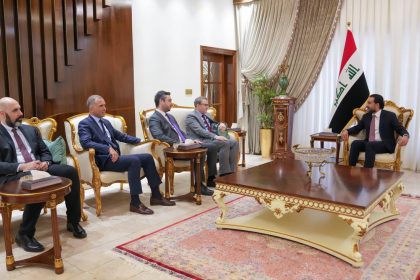 رئيس حزب "تقدم" الرئيس محمد الحلبوسي يستقبل السفير التركي لدى العراق