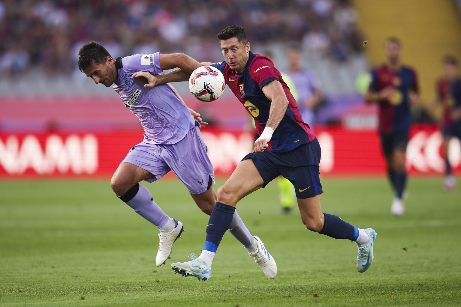 برشلونة يتغلب على بيلباو بهدفين لهدف ويواصل صدارته للدوري الإسباني