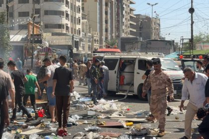 اندلاع حريق بعدد من "الجنابر" في مدينة الكاظمية