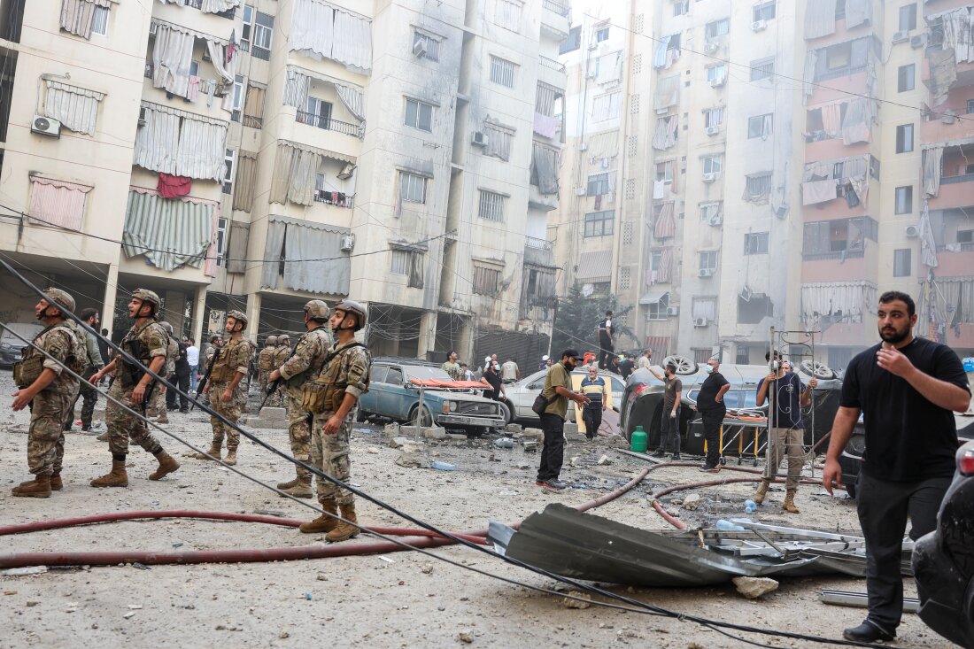 الصحة اللبنانية: 12 شهيدًا و66 مصابًا جراء الغارة الإسرائيلية على الضاحية الجنوبية لبيروت