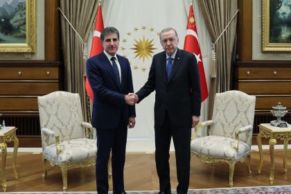 نيجيرفان بارزاني وأردوغان يبحثان تعزيز الاستقرار الإقليمي والعلاقات بين العراق وتركيا