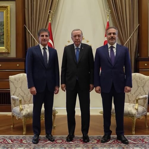 بارزاني واردوغان يبحثان سبل رفع مستوى التبادل التجاري وتشغيل رؤوس الأموال التركية