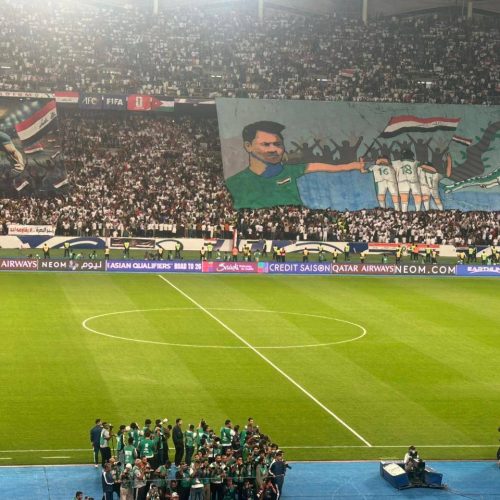 انطلاق مباراة العراق والاردن ضمن التصفيات المؤهلة لكأس العالم 2026