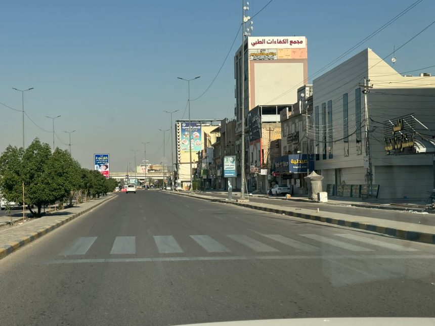 بالصور.. تطبيق تام لحظر التجوال في النجف باليوم الأول للتعداد السكاني