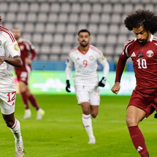 خليجي 26.. مباراة قطر والإمارات تنتهي بالتعادل الإيجابي بهدف لمثله