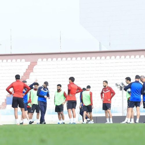 المنتخب الوطني العراقي يختتم تدريباته لمواجهة السعودية في خليجي 26