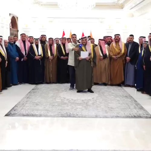 مجلس شيوخ ووجهاء الحبانية يطالب الرئاسات الثلاث للتدخل بإقرار قانون العفو العام.. فيديو