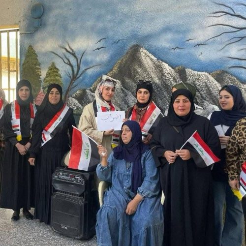 بالصور.. جانب من إضراب الملاكات التدريسية في بغداد