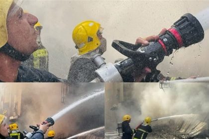 الدفاع المدني تسيطر على حريق اندلع في فندق وسط كربلاء