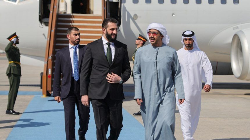 الرئاسة السورية: وصول الرئيس أحمد الشرع والوفد المرافق له إلى الإمارات