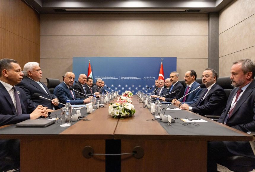 العراق وتركيا يعقدان الاجتماع الأمني الخامس ضمن آلية التعاون رفيعة المستوى