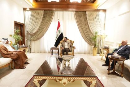 رئيس حزب "تقدم" الرئيس محمد الحلبوسي يستقبل وزير الثقافة القطري