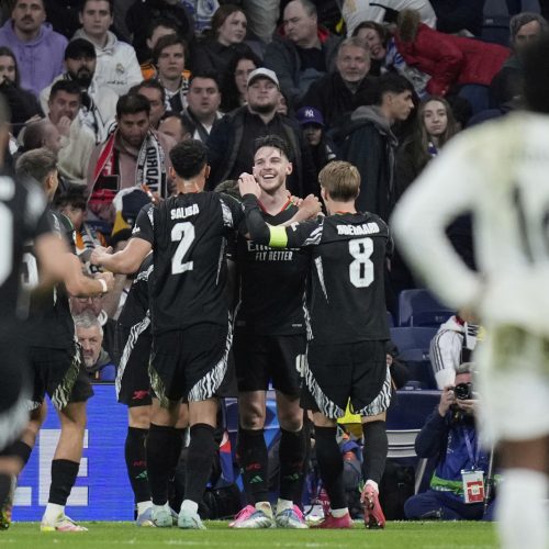 ارسنال يبلغ نصف نهائي دوري ابطال اوروبا على حساب ريال مدريد