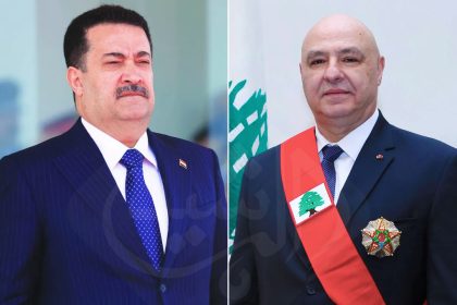 الرئيس اللبناني يوضح للسوداني طبيعة ومحتوى التصريحات التي صدرت عنه بشأن الحشد
