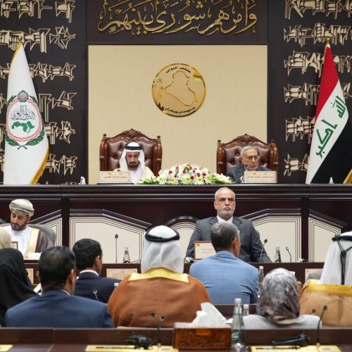 بالفيديو.. بيان جلسة البرلمان العربي في بغداد