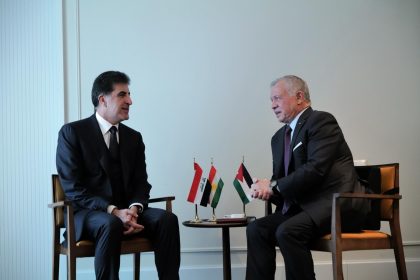 نيجيرفان بارزاني وملك الأردن يبحثان تعزيز العلاقات والتعاون المشترك بين العراق وإقليم كردستان مع الأردن