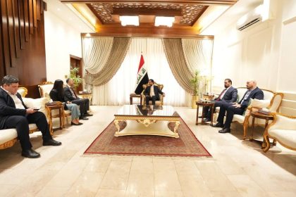 رئيس حزب "تقدم" الرئيس محمد الحلبوسي يستقبل السفير البريطاني الجديد لدى العراق
